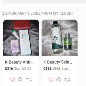 zinoria007's skincare bundle